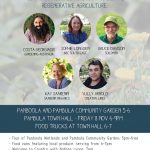 In Conversation with Costa & Friends: an evening of community connection, sustainability & regenerative agriculture.